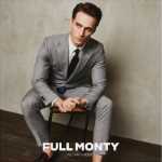 풀 몬티 남성 양모 정장의 그림