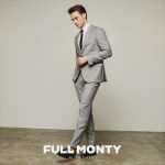 풀 몬티 남성 양모 정장의 그림