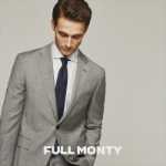 풀 몬티 남성 양모 정장의 그림