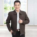 아빠 가을 자켓 남성 중년 남성 자켓 남성 봄 가을 중년 자켓 노인 자켓 노인 자켓 남성의 그림