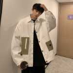 클린핏 재킷 조류 조수 갱스터 잘 생긴 튀김 거리 남성 가을 시니어 트렌드 감각 봄 가을 단락 유럽과 미국 하이 스트리트 재킷의 그림