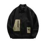 클린핏 재킷 조류 조수 갱스터 잘 생긴 튀김 거리 남성 가을 시니어 트렌드 감각 봄 가을 단락 유럽과 미국 하이 스트리트 재킷의 그림