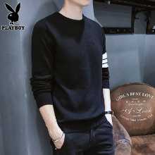 플레이 보이 라운드 넥 점퍼 남성용 바닥 니트 스웨터 가을 라인 내 레저의 새로운 트렌드 의류 남성 의류의 그림