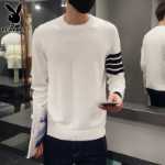 플레이 보이 라운드 넥 점퍼 남성용 바닥 니트 스웨터 가을 라인 내 레저의 새로운 트렌드 의류 남성 의류의 그림