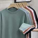 점퍼 남성 라운드 넥 단색 내부 바닥 셔츠 2023 봄과 가을 새로운 비즈니스 캐주얼 울 스웨터 니트 스웨터 남성 겨울의 그림