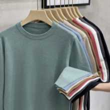 점퍼 남성 라운드 넥 단색 내부 바닥 셔츠 2023 봄과 가을 새로운 비즈니스 캐주얼 울 스웨터 니트 스웨터 남성 겨울의 그림