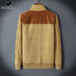 포춘 버드 캐주얼 카디건 점퍼 남성 2023 봄과 가을 새로운 패딩 따뜻한 스탠드 칼라 니트 스웨터 재킷 남성의 그림