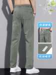 제니스 캐주얼 바지 남성 여름 느슨한 스트레이트 조수 바지 2023 새로운 봄과 가을 통기성 스포츠 바지의 그림