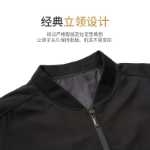 딱따구리 남성용 스탠드 칼라 재킷의 그림