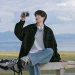 남성 셔츠 재킷의 그림