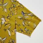 유니클로 남성 모달 코튼 혼방 오픈칼라 셔츠 반팔 하와이 비치 셔츠 씬 재킷 458355의 그림