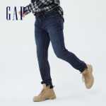 갭 남성 봄 아메리칸 스트레치 스키니 기본 청바지 남성 바지 캐주얼 스트레이트 바지의 그림