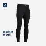 데카트론 승마 바지 남성용 승마 바지 승마 바지 승마 바지 승마 의류 남성용 바지 블랙 스웨트 팬츠 IVG1의 그림