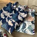 아메리칸 하와이 프린트 셔츠 남성용 반팔 여름 홍콩 스타일 일본 5 반팔 옷 남성용 비치 셔츠의 그림