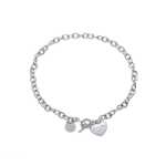 티타늄 스틸 컬러 목걸이의 그림