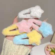 스타 봉제 헤어 클립의 그림