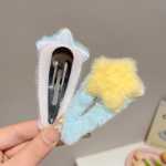 스타 봉제 헤어 클립의 그림