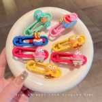 스타 클립 머리 장식의 그림