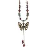 세라믹 나비 벨 펜던트 목걸이의 그림