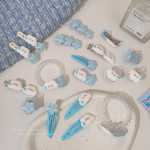 구름 별 머리핀의 그림