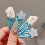 구름 별 머리핀의 그림