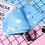 학생 우산 남녀 접이식 자동 우산의 그림