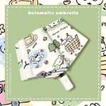 강아지 프린트 양산의 그림