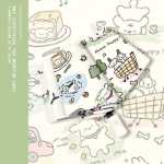 강아지 프린트 양산의 그림