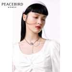 새 꽃 목걸이 액세서리의 그림