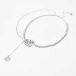 새 꽃 목걸이 액세서리의 그림