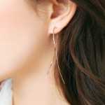 웨이브 체인 귀걸이의 그림