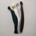 bjd 인형 가발 엑스트라 소프트 실크 헤어 행 수제 가발 액세서리 모조 우유 실크 부드러운 실크 고온 실크 생산 헤어의 그림