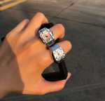 패션 펑크 시계의 그림