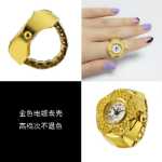 금 반지 시계의 그림