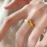 925 스털링 실버 시계 반지의 그림