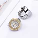 골드 빈티지 실버 반지 시계 패션 핑거 링 시계 다이아몬드 반지 보석 시계 학생 여성 시계 진짜 시계 包邮의 그림