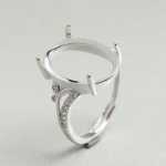 스털링 실버 링의 그림