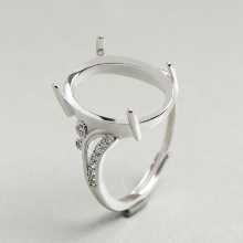 스털링 실버 링의 그림