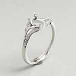 스털링 실버 링의 그림