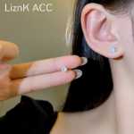 크리스탈 지르코니아 이어 홀 귀걸이의 그림