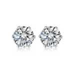 지르코니아 귀걸이 여성의 그림