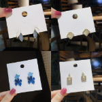 실버 바늘 귀걸이의 그림