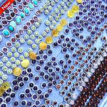 천연 자수정  이어링의 그림