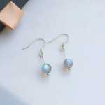 천연 자수정  이어링의 그림