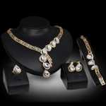 귀걸이 목걸이 세트의 그림