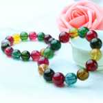 천연 크리스탈 여성용 주얼리의 그림