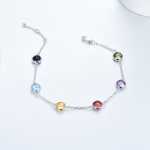 합성 보석 팔찌의 그림