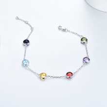 합성 보석 팔찌의 그림