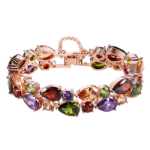 크리스탈 팔찌 시계의 그림