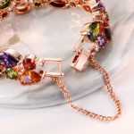 크리스탈 팔찌 시계의 그림